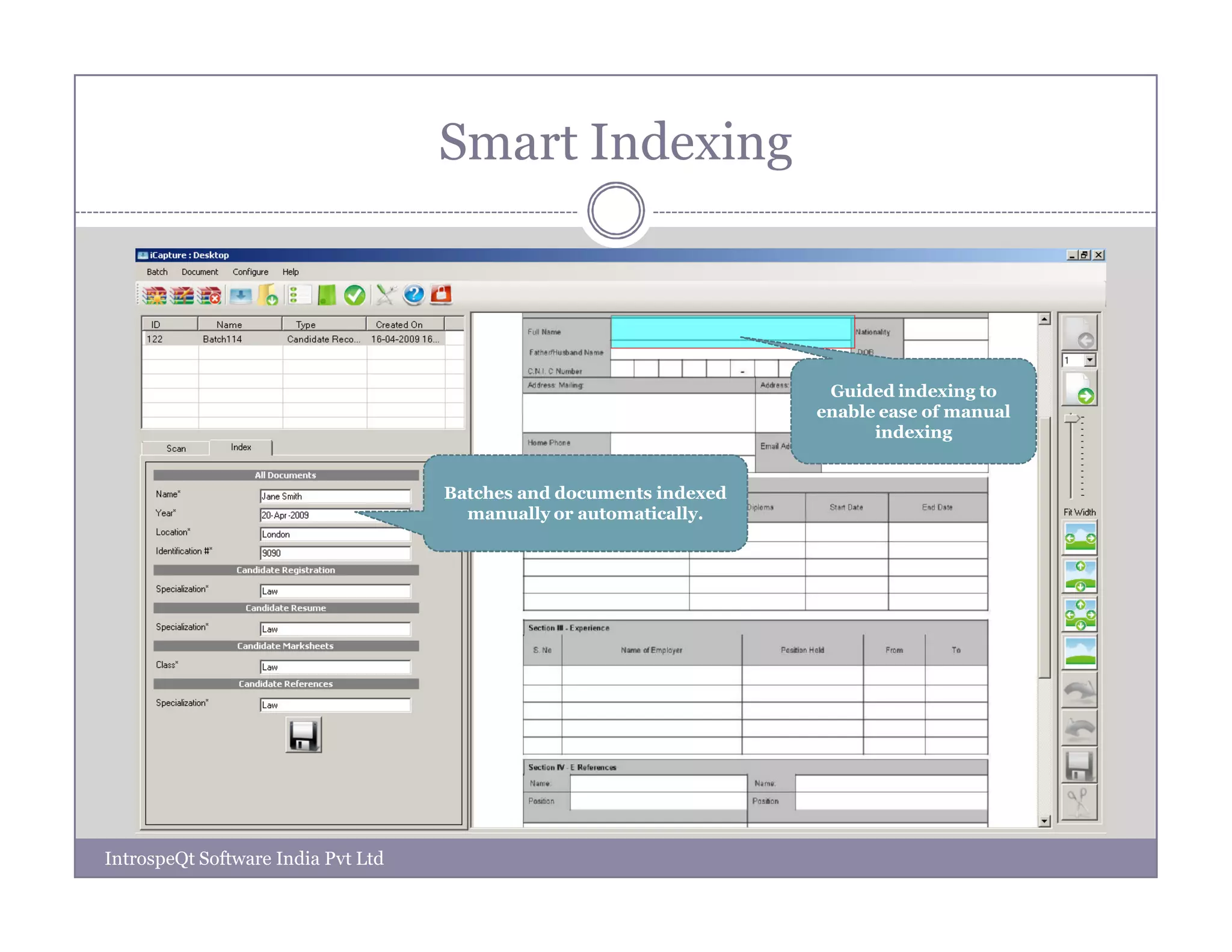 IntrospeQt iCapture Product Overview