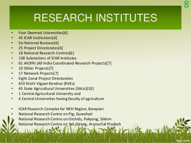 Indian Council of Agricultural Research (ICAR)