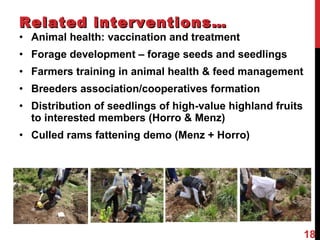 Community-based breeding programs for adapted sheep breeds in Ethiopia