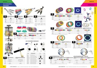 18 19
JONGLERIE
JONGLERIE
DIABOLOS DIABOLOS
ART DU SPECTACLEART DU SPECTACLE
ICARE DISTRIBUTION - Courriel : commande.icare@hotmail.fr - Web : www.icare-distribution.com ICARE DISTRIBUTION - Courriel : commande.icare@hotmail.fr - Web : www.icare-distribution.com
ANNEAUX
ANNEAUX
ACCESSOIRES
MASSUES
MASSUES
STAR CANDY
JMBSCA_G
STAR ART DECO
JMBSAD
€TTC CONSEILLÉ
€TTC CONSEILLÉ
515 mm
218 gr
31,50 €
515 mm
218 gr
33,48 €
Chaque massue est originale,
décorée à la main
Chaque massue est originale,
décorée à la main
DECO MASSUE (2 pièces)
JDECOM_G
DECO MASSUE (Rouleau)
JDECOR_G
€TTC CONSEILLÉ
Déco pailleté
pour massues
4,50 €
Déco pour massues
FLIP
5,13 €
l : 10 cm
L : 50 m
109,83 €
FLASH BEROUSEK LINE
JMBEROU
€TTC CONSEILLÉ
497 mm
205 gr
NC
Rotation rapide, effets scintillants.
COUTEAUX À JONGLER
JCJ
PRÉSENTOIR 10 MASSUES
JDISPM10
DISPLAY MASSUE
JDISPMA
€TTC CONSEILLÉ
€TTC CONSEILLÉ
550 mm
205 gr
34,05 €
Présentoir Vide
Pour 10 Massues
86 x 6,5 x 6,5 cm
400 gr
64,98 €
Display Vide
Ø 50 cm
190 x 50 x 50 cm
4200 gr
298,00 €
Couteau à jongler, manche souple,
lame en aluminium utilisé en aéro-
nautique, même équilibre qu’une
massue.
JMBRINJMBFM JMBKNO_G
JM1090 - JM1091 JM1086 - JM1087
DECO DE MANCHE SILVER
JDECOF
JMBTOP_G
3,03 €
€TTC CONSEILLÉ
JMBFM
JMBRIN
JMBKNO_G
JMBTOP_G
JM1090
JM1091
JM1086
JM1087
Manche Blanc (nu)
Anneau de manche (Ring)
Bouchon de Manche (Knob)
Bouchon de Corps (Top)
Bouchon de Manche (Star)
Bouchon de Manche (Star)
Bouchon de Corps (Flip)
Bouchon de Corps (Flip)
REF DESIGNATION
2,93 €
1,36 €
4,89 €
4,89 €
9,09 €
9,09 €
7,81 €
7,81 €
ACCESSOIRES MASSUES
HOLOGRAPHIQUE 1 FACE HOLOGRAPHIQUE 2 FACES
ANNEAU UNI 24CM
JAN24_G
REVERSO HOLO 24CM
JAN24R1_G
ANNEAU HOLO 24CM
JAN24R2_G
REVERSO HOLO 32CM
JAN32R1_G
ANNEAU HOLO 32CM
JAN32R2_G
REVERSO HOLO 40CM
JAN40R1_G
ANNEAU HOLO 40CM
JAN40R2_G
ANNEAU UNI 32CM
JAN32_G
WINDRING UNI 32CM
JAN32W_G
ANNEAU UNI 40CM
JAN40_G
ANNEAU GLITTER 24CM
JAN24G_G
ANNEAU GLITTER 32CM
JAN32G_G
ANNEAU PHOSPHO 24CM
JAN24P
ANNEAU PHOSPHO 32CM
JAN32P
ANNEAU REVERSO 32CM
JAN32R_G
WINDRING PHOSPHO 32CM
JAN32WP
ANNEAU PHOSPHO 40CM
JAN40P
€TTC CONSEILLÉ
€TTC CONSEILLÉ
€TTC CONSEILLÉ
€TTC CONSEILLÉ
€TTC CONSEILLÉ
Ø 240 mm
80 gr
2,50 €
Ø 240 mm
80 gr
5,20 €
Ø 240 mm
80 gr
7,70 €
Ø 320 mm
100 gr
2,90 €
Ø 320 mm
100 gr
5,20 €
Ø 400 mm
140 gr
5,10 €
Ø 240 mm
80 gr
2,50 €
Ø 320 mm
140 gr
7,10 €
Ø 320 mm
140 gr
8,40 €
Ø 320 mm
100 gr
3,00 €
Ø 240 mm
80 gr
3,50 €
Ø 400 mm
140 gr
8,40 €
Ø 400 mm
140 gr
10,30 €
Ø 320 mm
100 gr
3,70 €
Ø 320 mm
100 gr
5,50 €
Ø 320 mm
100 gr
7,10 €
Ø 400 mm
140 gr
5,90 €
Anneaux petit diamètre pour les petites mains.
Anneaux dédiés à tous les jongleurs voulant progresser.
Magniﬁques visuels en passing ou en solo.Anneau pour le jonglage en extérieur.
Effet holographique dans la matière de l’anneau, un côté. Effet holographique dans la matière de l’anneau, recto-verso.
g g
PHIQUE 2 FACES
ITEWH COLOUR
SILVER
GRAPHICHOLOG COLOUR OGRAPHICHOLO
COLOUR
APHICHOLOGRAA
COLOUR
 