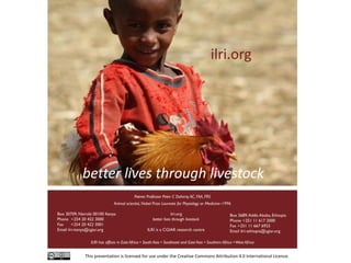 The need for solution driven AMR research—A One Health perspective 