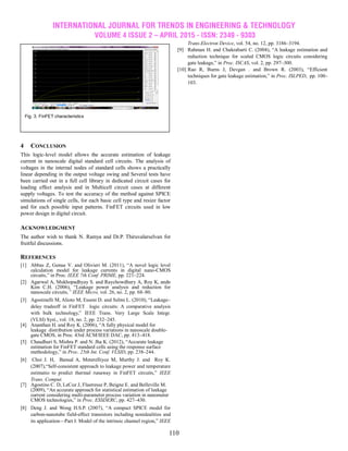 Analysis of leakage current calculation for nanoscale MOSFET and FinFET ...