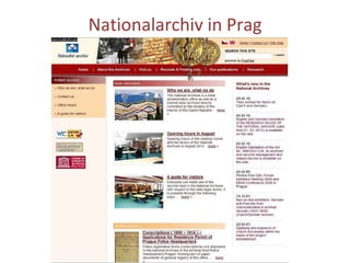 Nationalarchiv in Prag 