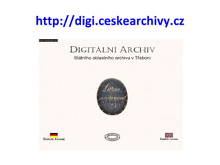 http://digi.ceskearchivy.cz 