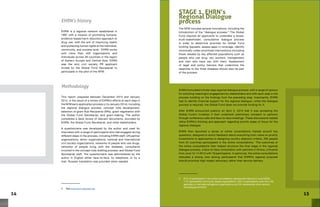 14 15
EHRN’s history
EHRN is a regional network established in
1997 with a mission of promoting humane,
evidence-based harm reduction approach to
drug use, with the aim of improving health
and protecting human rights at the individual,
community, and societal level.4
EHRN works
with more than 400 organizations and
individuals across 29 countries in the region
of Eastern Europe and Central Asia. EHRN
was the only civil society PR applicant
invited by the Global Fund Secretariat to
participate in the pilot of the NFM.
4	See www.harm-reduction.org
Methodology
This report, prepared between December 2013 and January
2014, is the result of a review of EHRN’s efforts at each step in
the NFM early application process y ( to January 2014), including
the regional dialogue process, concept note development,
selection of grant Sub Recipients (SRs), grant negotiation with
the Global Fund Secretariat, and grant-making. The author
completed a desk review of relevant documents, provided by
EHRN, the Global Fund Secretariat, and other stakeholders.
A questionnaire was developed by the author and used for
interviews with a range of participants who had engaged during
different steps in the process, including EHRN staff, UN partner
organizations, donor organizations, national and international
civil society organizations, networks of people who use drugs,
networks of people living with the diseases, consultants
involved in the concept note drafting process, and Global Fund
Secretariat staff. The questionnaire was administered by the
author in English either face–to-face, by telephone, or by e
mail. Russian translation was provided when needed.
STAGE 1. EHRN’s
Regional Dialogue
process
The NFM includes several innovations, including the
introduction of the “dialogue process.” The Global
Fund requires all applicants to undertake a broad,
multi-stakeholder, consultative dialogue process
in order to determine priorities for Global Fund
funding requests, assess gaps in coverage, identify
chronically under-prioritized interventions (including
those needed by key affected populations such as
people who use drug, sex workers, transgenders
and men who have sex with men). Assessment
of legal and policy barriers that undermine the
response to the three diseases should also be part
of the process.
EHRN formulated a three-step regional dialogue process, with a range of options
for soliciting meaningful engagement by stakeholders and with each step in the
process building on the findings from the preceding step. Importantly, EHRN
had to identify financial support for the regional dialogue—while the dialogue
process is required, the Global Fund does not provide funding for it.
After EHRN announced publicly on April 2, 2013 that it was accepting the
Global Fund’s invitation it then undertook preliminary outreach to partners
through conference calls and face-to-face meetings. These discussions helped
refine EHRN’s thinking and approach regarding priority areas of focus for the
regional dialogue.
EHRN then launched a series of online consultations framed around key
questions, designed to solicit feedback about everything from views on priority
investments to approaches to designing country selection criteria. 205 people
from 24 countries participated in the online consultations.5
The outcomes of
the online consultations then helped structure the final stage in the regional
dialogue process, a face-to-face consultation with partners in Vilnius, Lithuania
from June 13-14 2013 with 76 participants. In particular, the online consultations
indicated a strong view among participants that EHRN’s regional proposal
should prioritize high impact advocacy rather than service delivery.
5	 61% of participants in the online consultations represented national or local NGOs,
11% represented community-based organizations, 23% of participants were from UN
agencies or international/regional organizations and 5% represented other sectors,
including government.
 