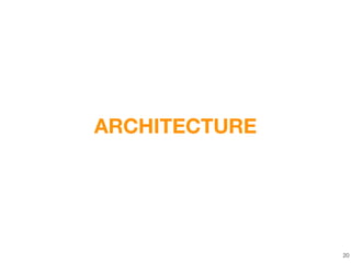 ARCHITECTURE
20
 