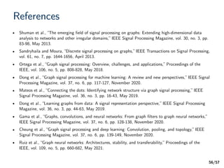 Graph Signal Processing for Machine Learning A Review and New ...