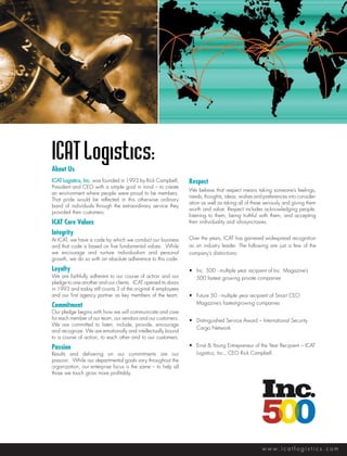 ICAT Brochure