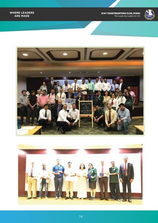 ICAT
ICAT
T
O
A
STMASTERS CLUB
,DUBAI
CA
ICAT TOASTMASTERS CLUB, DUBAI
The Leadership Ladder for CA’s
14
 