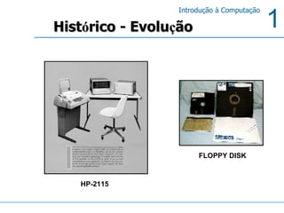 Hist ó rico - Evolu ç ão HP-2115 FLOPPY DISK 