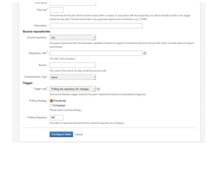 Integración continua con Bamboo y Docker