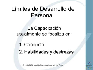 Modelo Modificado de  "Flujo"  H.   Arne   Maus,   based   on   Mihalyi   Csikszentmihalyi   &   Norbert   Bischof REQUERIMIENTOS COMPETENCIAS / PREFERENCIAS FLUJO Aburrimiento Excitación negativa Seguridad Sub-utilizado Desgastado desganado Temor a Fallar Abrumado Muy Preocupado QUEMADO Totalmente Aburrido ALTOS BAJOS ALTAS BAJAS 