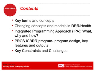 ICBRR-Integtrated Community Based Risk Reduction | PPT