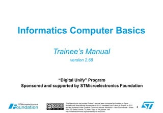 STM Informatics & Computer Basics | PDF