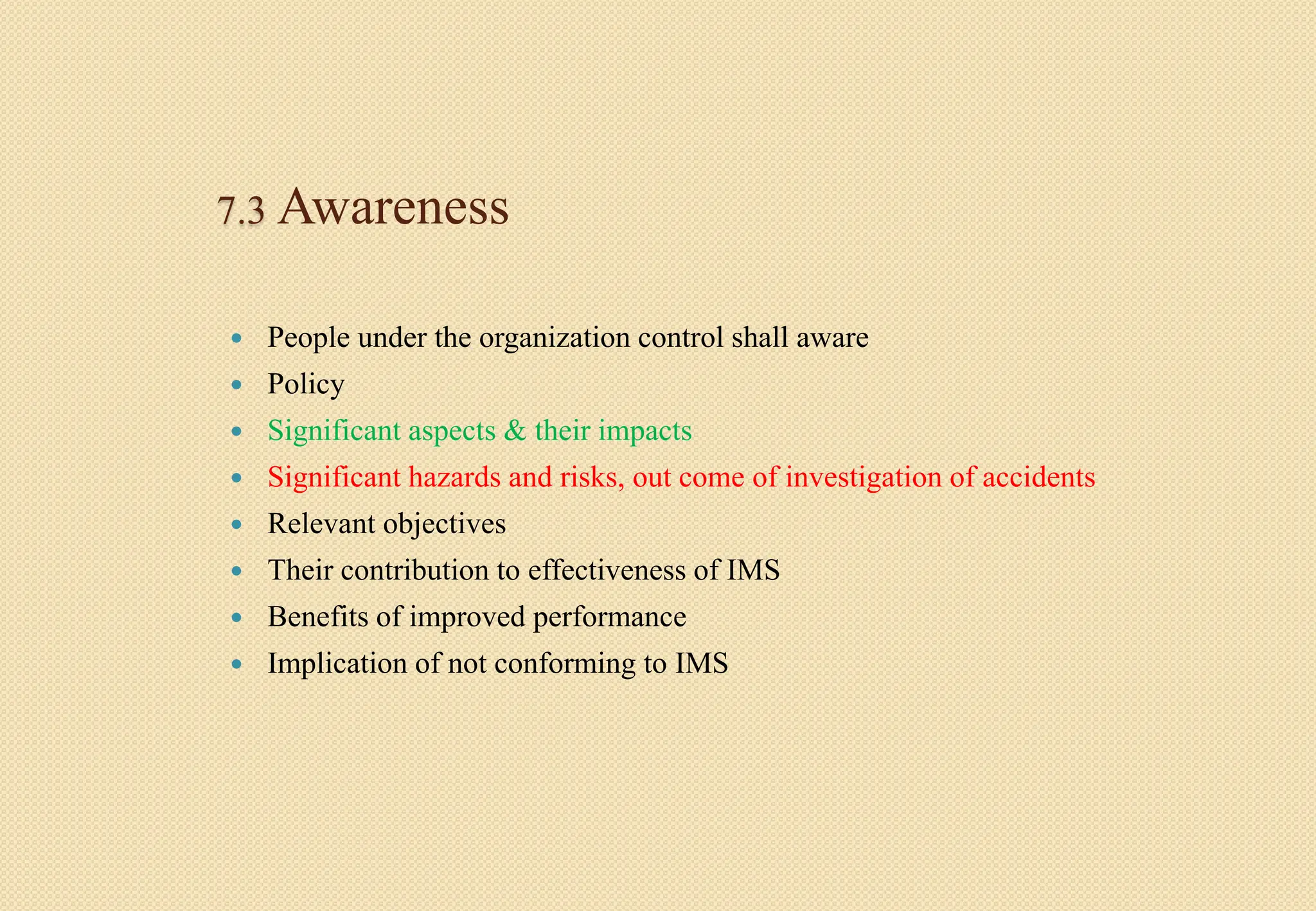 QESH Training slides with Check list for | PDF