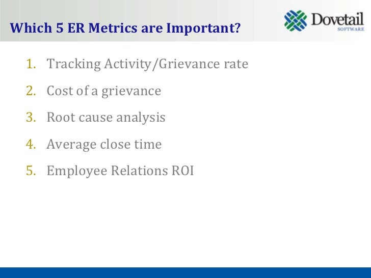 5 Employee Relations Metrics you Should be Tracking & Why