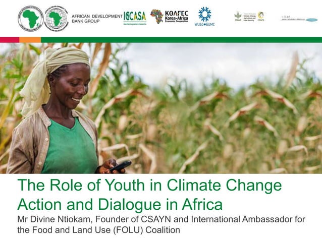 The Role of Youth in Climate Change Action and Agriculture in Africa | PPT