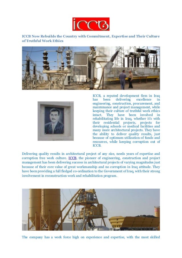 Iraqi Consultants and Construction Bureau (ICCB)