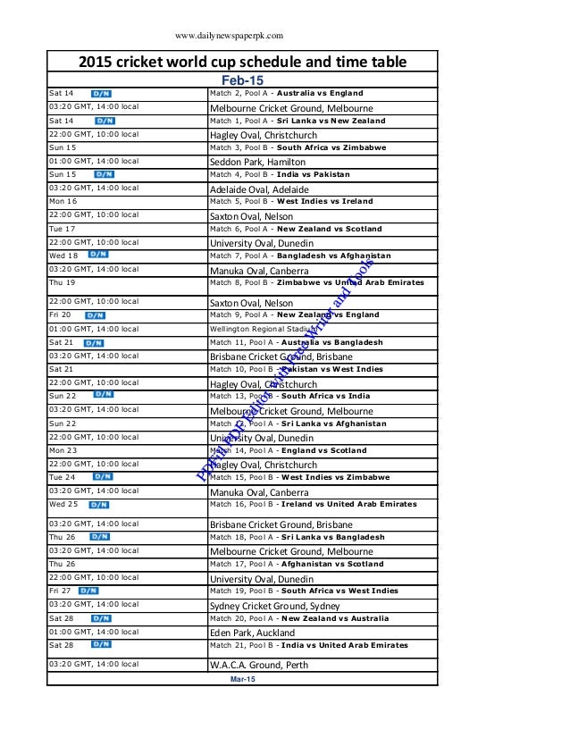 Icc cricket world cup 2015 schedule with time and table Icc cricket world cup 2015 schedule with time and table - 638 x 826 jpeg 149kB