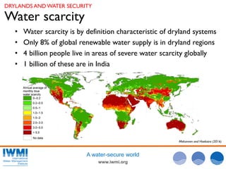  Water Security and Sustainable Growth in Drylands