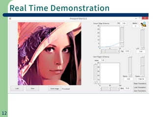 Real Time Demonstration
12
 