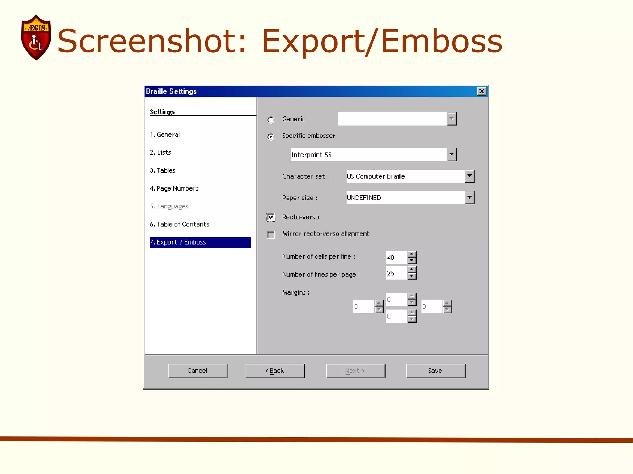 only reading method for deafblind persons 