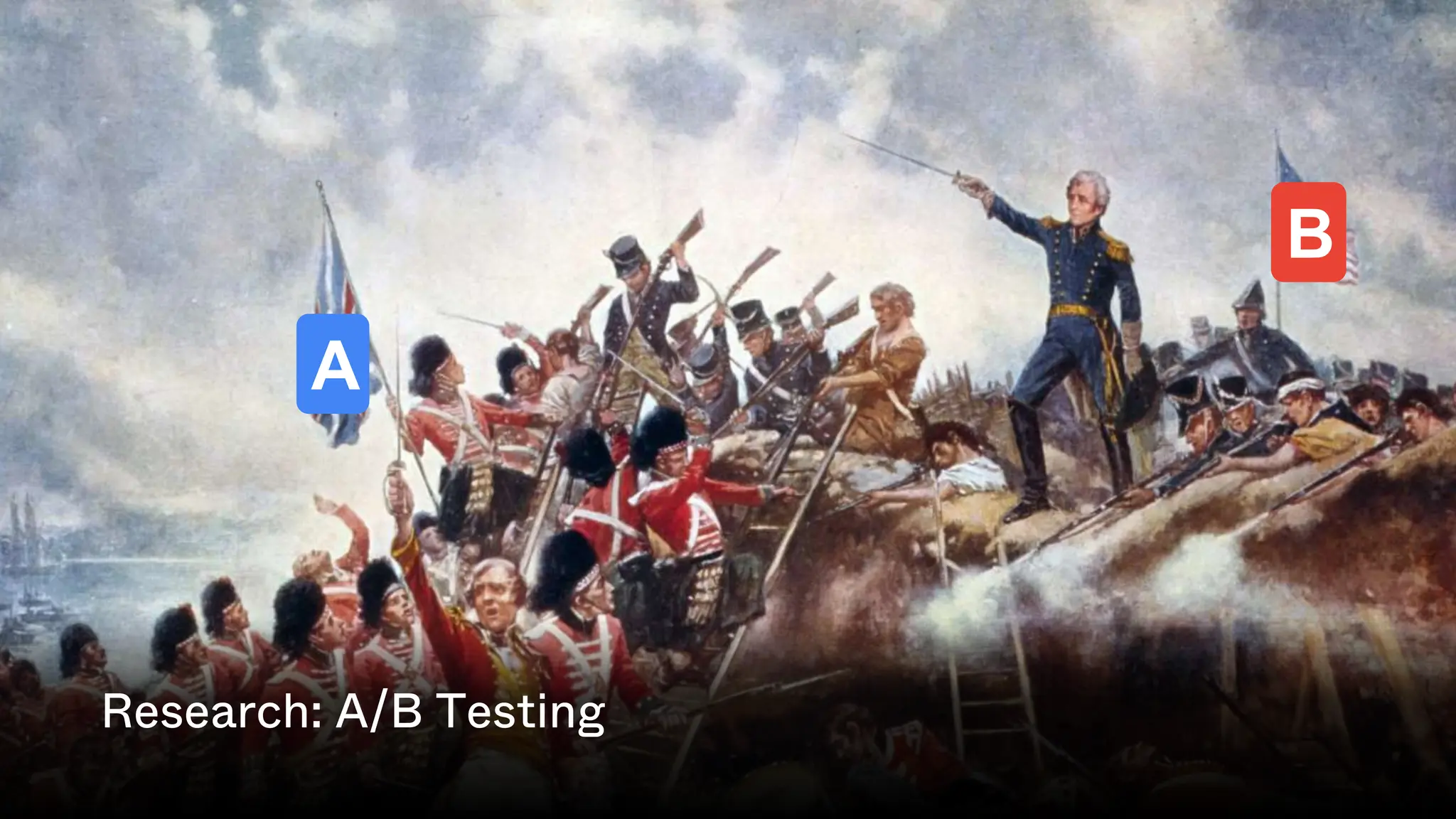A
B
Research: A/B Testing
 
