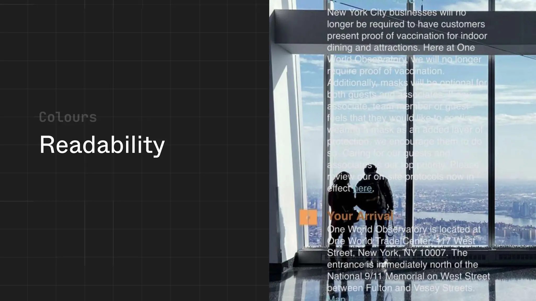 Readability
 