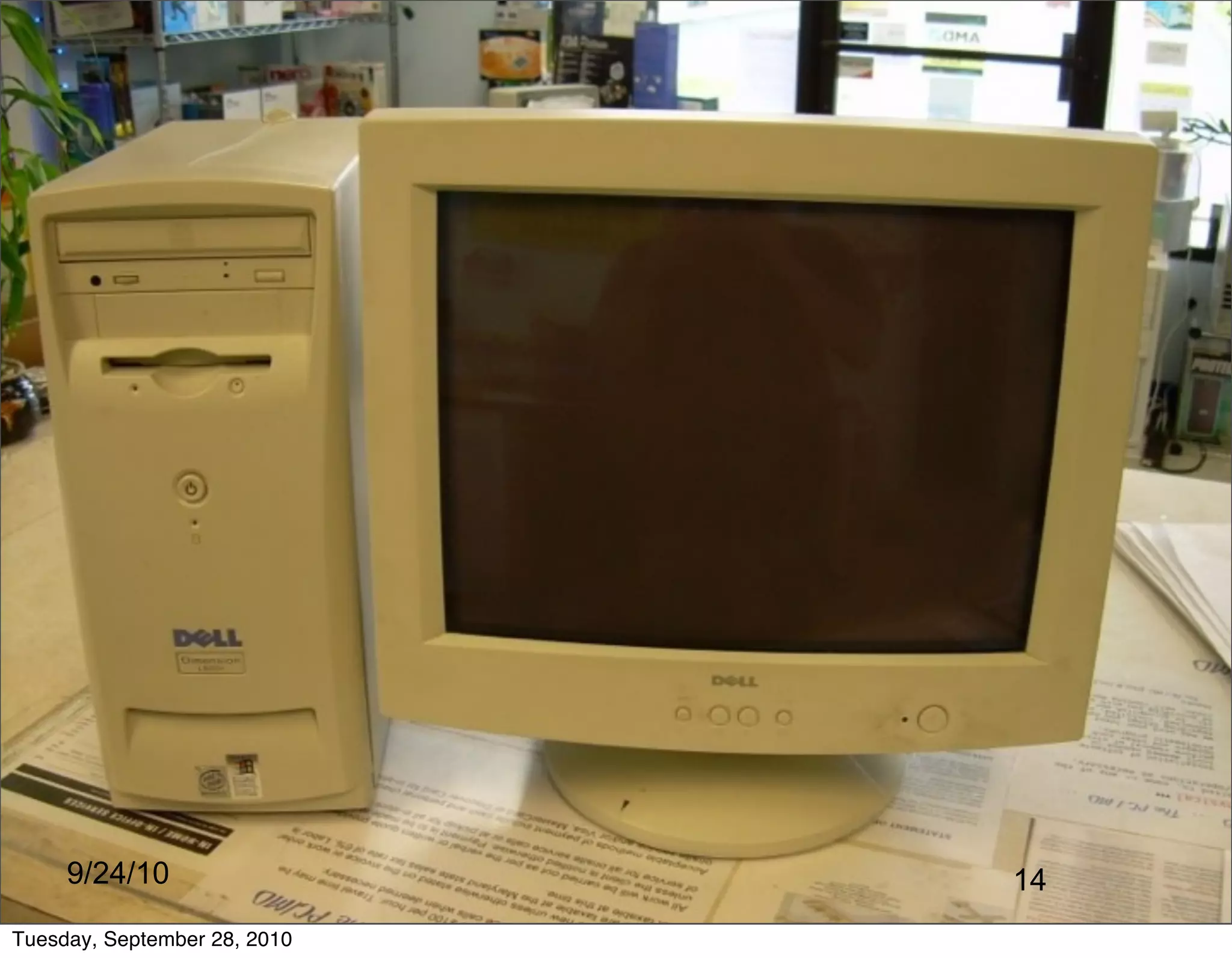 9/24/10                  14
                              14
Tuesday, September 28, 2010
 