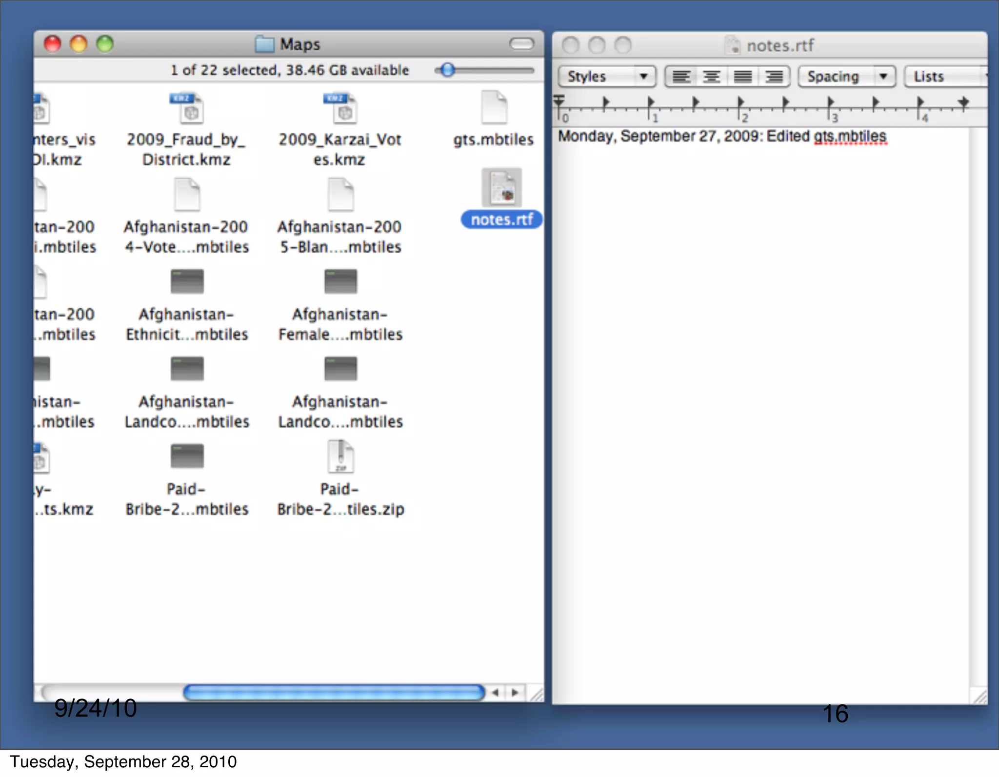 9/24/10                  16
                              16
Tuesday, September 28, 2010
 