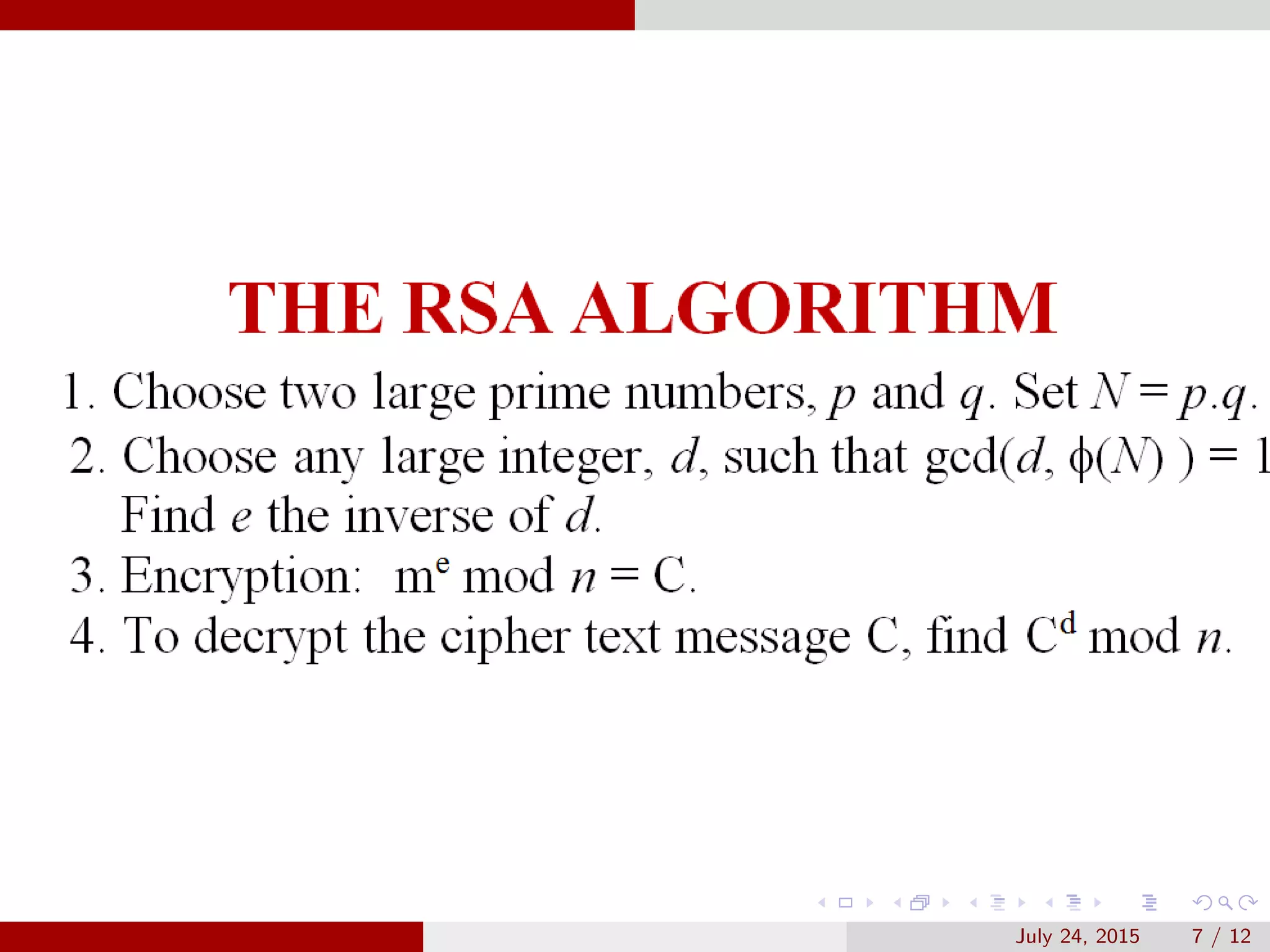 July 24, 2015 7 / 12