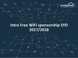 Intro Free WiFi sponsorship SYD
2017/2018
 
