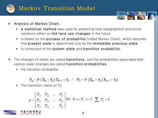 Markov Transition Model <ul><li>Analysis of Markov Chain ,  </li></ul><ul><ul><li>a statistical method  was used for predi...