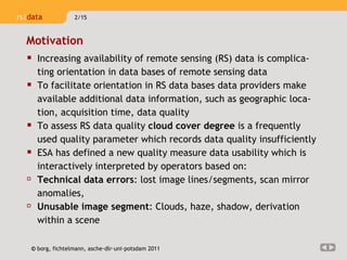 Data Usability Assessment for Remote Sensing Data: Accuracy of ...