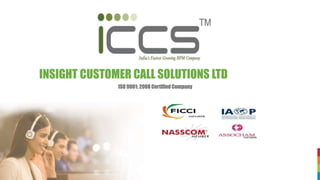 INSIGHT CUSTOMER CALL SOLUTIONS LTD
ISO 9001: 2008 Certified Company
 