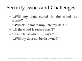 Advanced Cryptography for Cloud Security | PPTX