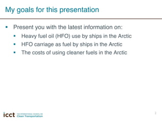 Heavy Fuel Oil in the Arctic, 2015 Slide 2