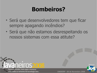 IC Cuidando de Sistemas Doentes