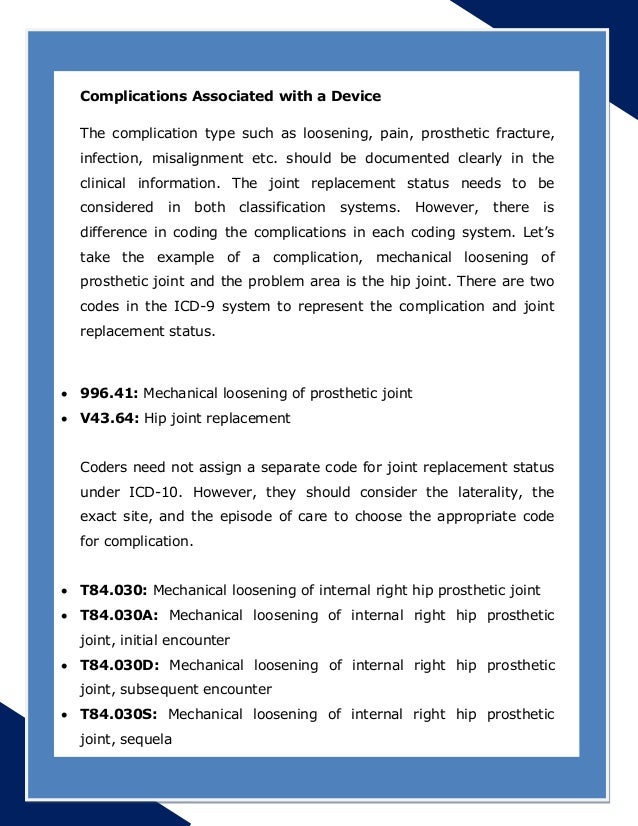 ICD-10 Coding for Orthopedic Surgery ICD-10 Coding for Orthopedic Surgery