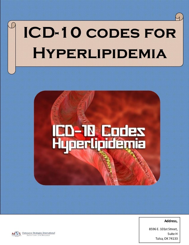 Icd 10 codes for hyperlipidemia