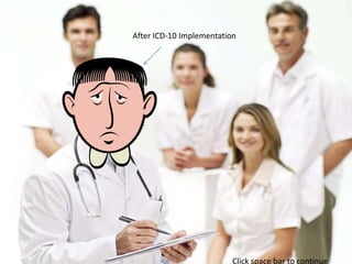 After ICD-10 Implementation
Click space bar to continue
 