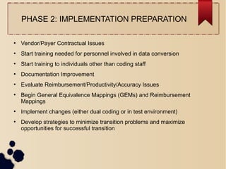 Icd 10 implementation information and plan | PPT