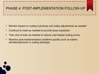 Icd 10 implementation information and plan | PPT