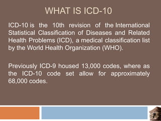 Icd 10 powerpointpresentation PPT