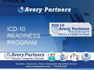 ICD-10
READINESS
PROGRAM
 