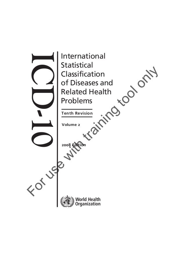 Icd 10 volume2