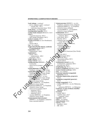 Icd 10 volume-3