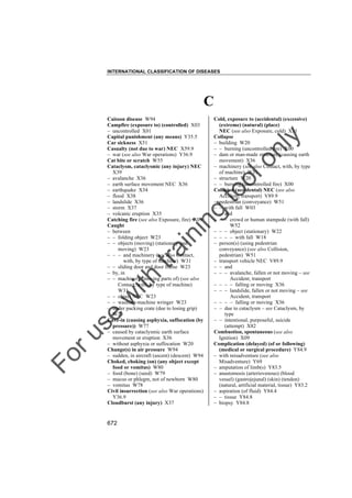 Icd 10 volume-3