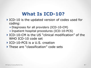 Icd 10 general presentation | PPTX