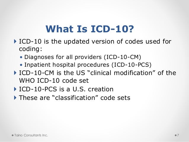 Icd 10 general presentation Icd 10 general presentation